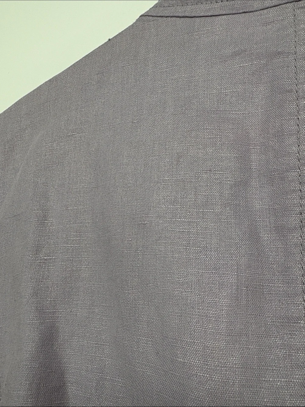 🐄 Chico's linen Lavender Button-Front Lightweight Jacket